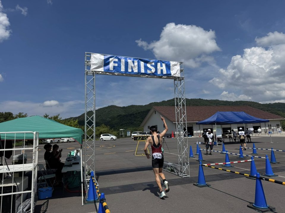 画像：さくらおろち湖トライアスロン大会