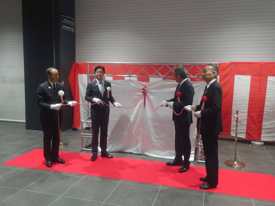 画像：松江市新庁舎定礎板除幕式典